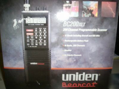 Bearcat 200XLT uniden scanner 200 channel programable 