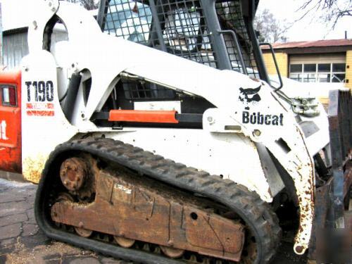 Bobcat T190 skid steer track loader 2003, 2140 hrs, 