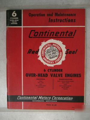 Continental engine operation and maintenance manual