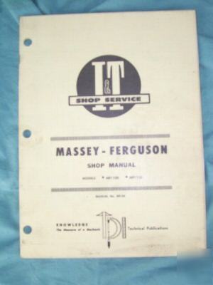 Massey ferguson MF1100,MF1300 tractor manual i&t