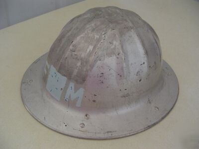 Mcdonald aluminum hard hat loggers, mining, firefighter