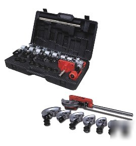 New 19 piece hand pipe bender set with pvc case