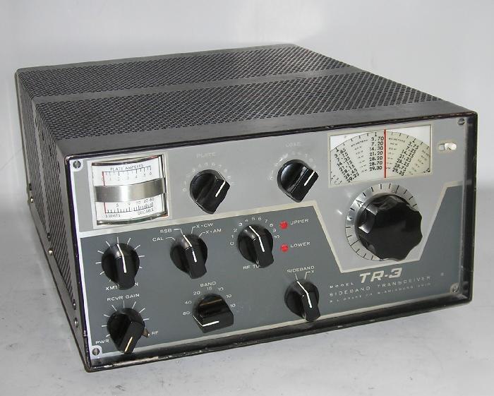 Nice drake tr-3 transceiver & power supply to restore
