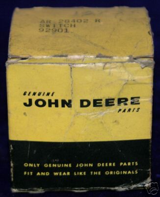 Nos john deere switch in box, vintage,# 92901 tractor