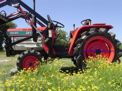 Zen-noh ZB1702D 3 cyl 4WD tractor (by kubota) w/ loader