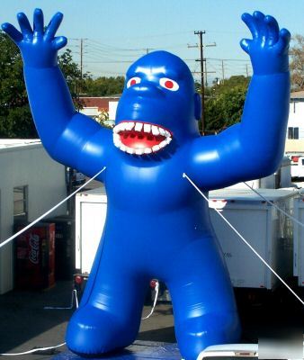 Advertising inflatable balloon gorilla business blimp
