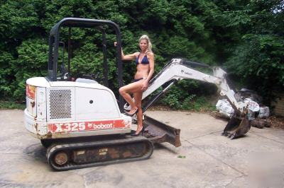 2000 bobcat 325C mini excavator with 15