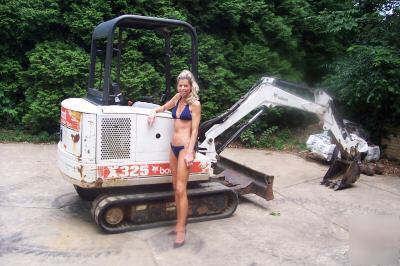 2000 bobcat 325C mini excavator with 15