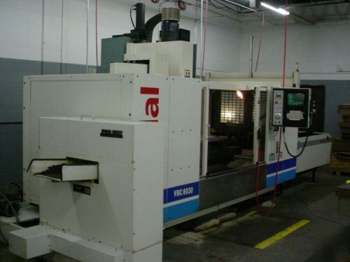 2000 fadal vmc-6030/apc cnc vertical machining center