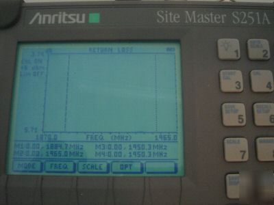 Anritsu S251A sitemaster rf hand-held, opt 05, 10