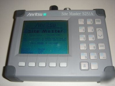 Anritsu S251A sitemaster rf hand-held, opt 05, 10