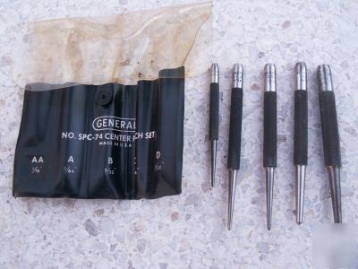 General no. spc-74 center punch set - 1/16