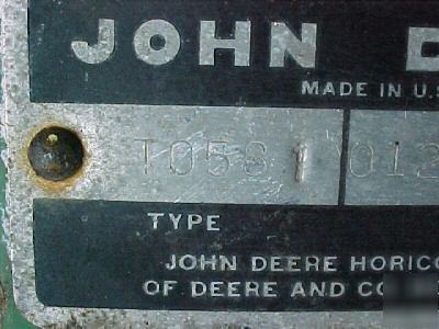 John deere 140 tractor dash section