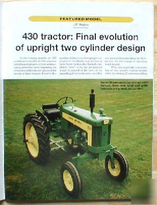 John deere model 430 tractor green magazine jd