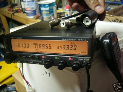 Kenwood tm-741A mobile transceiver works great used 