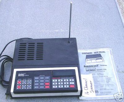 Mw/ward (uniden?) bearcat scanner ged-838A/838 16 chan