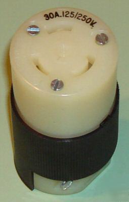 New hubbell tw- lk 30A 125/250V 2P/3W female con ---- 1 
