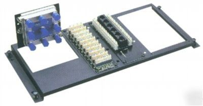 Basic home networking structured cabling panel 