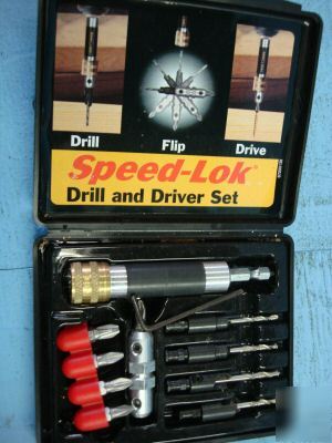 Craftsman speed lok drill and driver set euc