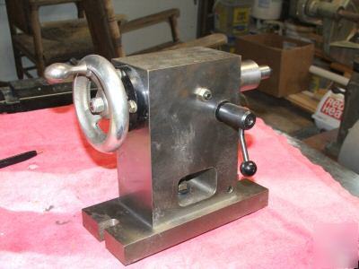 Fadal rotary indexer vh 65 tailstock & 3-jaw buck chuck