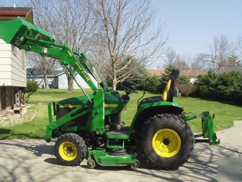 John deere 4210 compact utility tractor 4 wwd hydro 