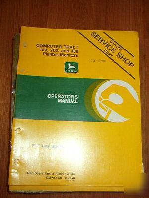 John deere operators manual computer track 100 200 300