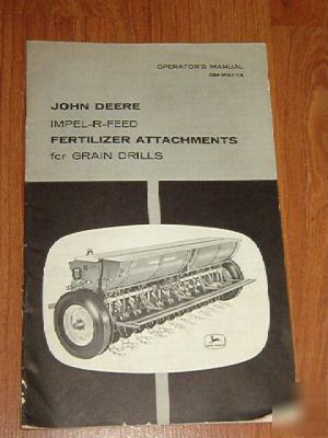 John deere operators manual impel-r-feed fertilizer