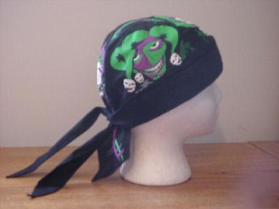 Jokers with skulls... skull cap /do rag 