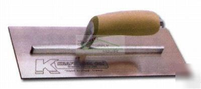 Kraft tool plaster trowel concrete carbon PL448 11 in