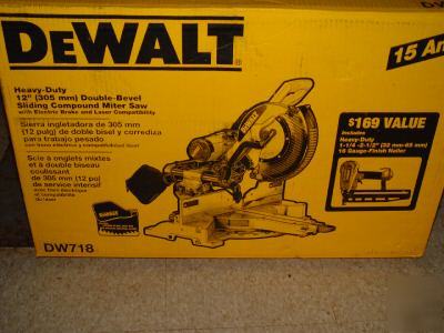 New dewalt DW718 12