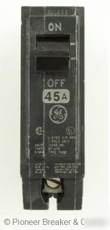 New ge thqb circuit breakers 1P 45A THQB1145