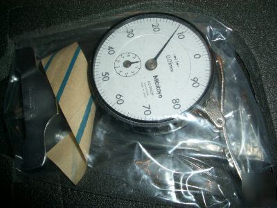 New mitutoyo 0-200MM dial depth gage micrometer + bonus