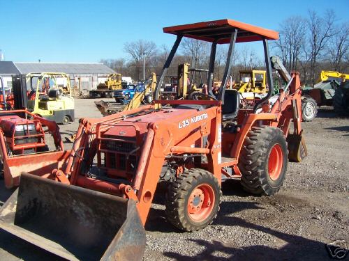 Nice 2001 kubota L35 tractor loader backhoe buysafe