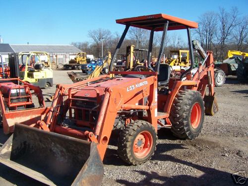 Nice 2001 kubota L35 tractor loader backhoe buysafe