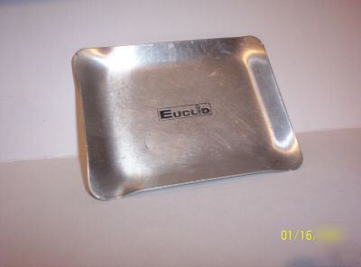 Old euclid metal ashtray vintage construction terex