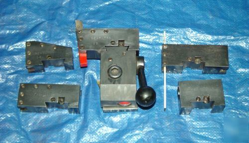 Repeater quick change tool post + 5 holders usa made