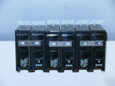 Siemens i-t-e hacr circuit breakers 30A 120/240V lot