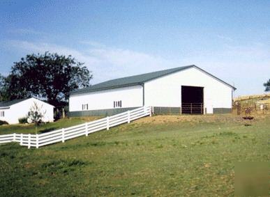 Steel building/metal building: 40X100- 10' wall/15' ctr