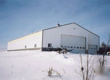 Steel building/metal building: 40X100- 10' wall/15' ctr