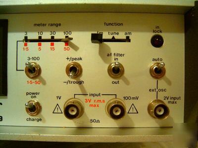  racal - dana 9009 automatic modulation meter