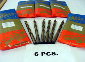 12 pcs. usa #40 cobalt jobber drills