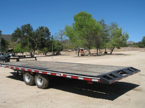 Econoline 7 ton tilt utility flatbed trailer