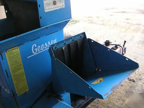 Goosen CS1800 wood chipper shredder 