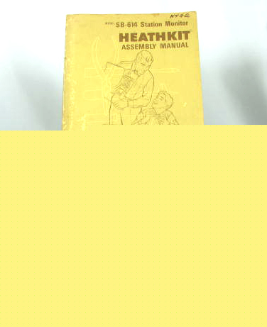 Heathkit sb-614 station monitor scope 