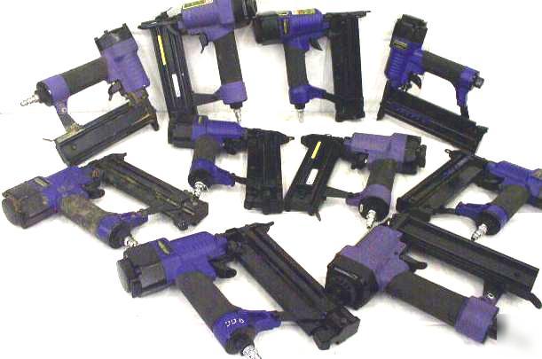 Lot nail guns, brad nailers, staplers, tackers 70029