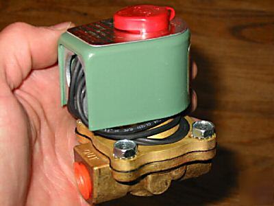 New asco brass solenoid valve 3/8