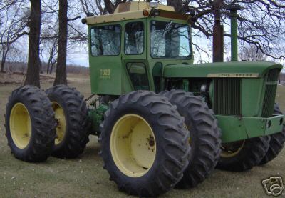 Nice original 7020 john deere four wheel drive tractor