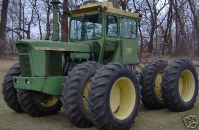 Nice original 7020 john deere four wheel drive tractor