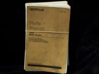 Original caterpillar 120G motor grader parts manual