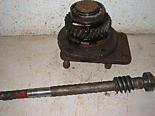 Farmall b steering gear and worm bn international ih